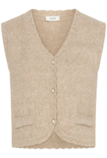 B.Young Nadika Knit Vest in Oat Melange