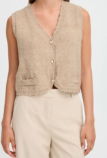 B.Young Nadika Knit Vest in Oat Melange