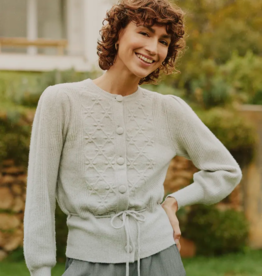 B.Young Miffa Cinched Waist Knit Cardigan