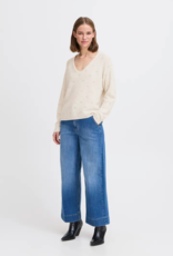 B.Young Monna V-Neck Jumper in Birch