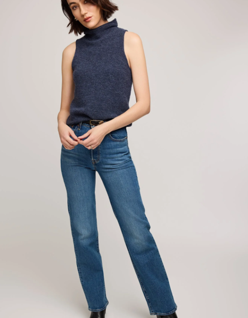Gentle Fawn Orla Knit Sleeveless Top in Heather Blue