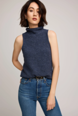 Gentle Fawn Orla Knit Sleeveless Top in Heather Blue