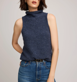 Gentle Fawn Orla Knit Sleeveless Top in Heather Blue