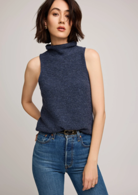 Gentle Fawn Orla Knit Sleeveless Top in Heather Blue