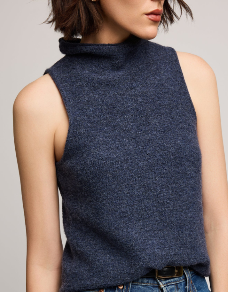 Gentle Fawn Orla Knit Sleeveless Top in Heather Blue