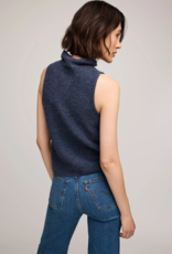 Gentle Fawn Orla Knit Sleeveless Top in Heather Blue