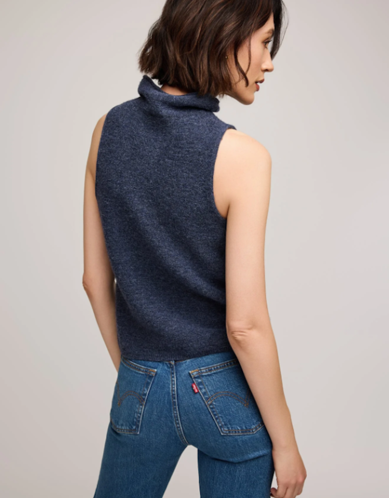Gentle Fawn Orla Knit Sleeveless Top in Heather Blue