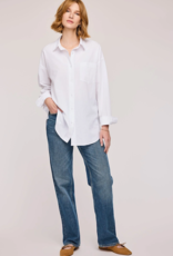 Gentle Fawn Callahan Button-Down Shirt in White