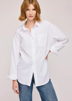 Gentle Fawn Callahan Button-Down Shirt in White