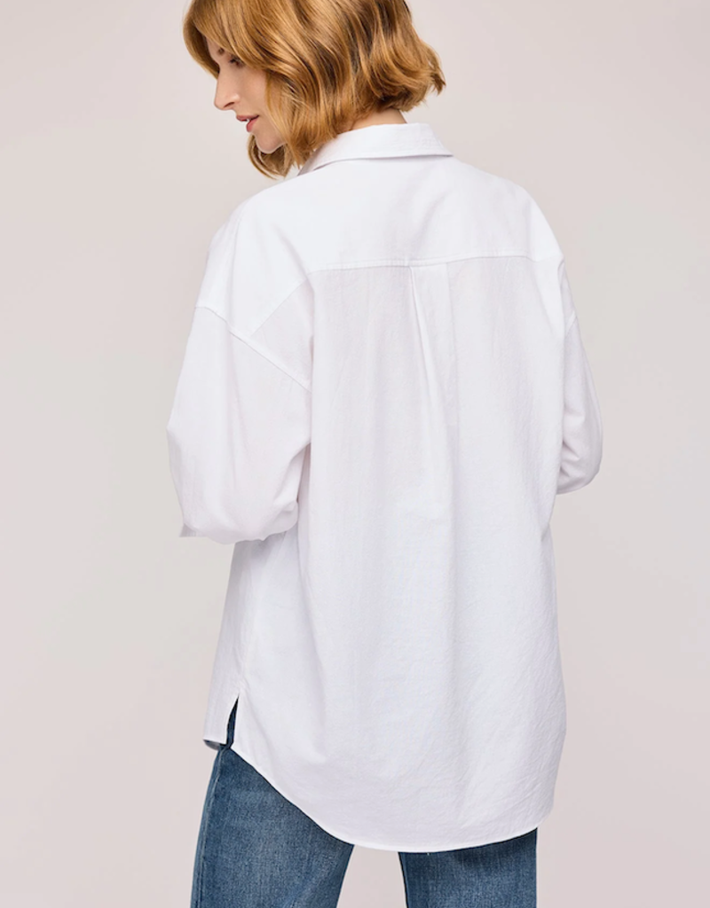 Gentle Fawn Callahan Button-Down Shirt in White