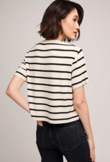 Gentle Fawn Jaxon T-Shirt in Cream Stripe