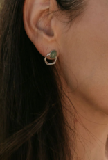 Haiku Lane Margot Stud With Green Aventurine