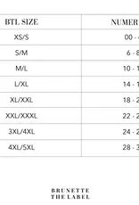 Brunette the Label All Over Flower "Be Kind" Crew