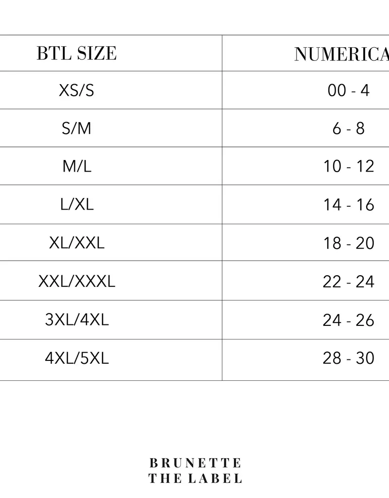 Brunette the Label All Over Flower "Be Kind" Crew