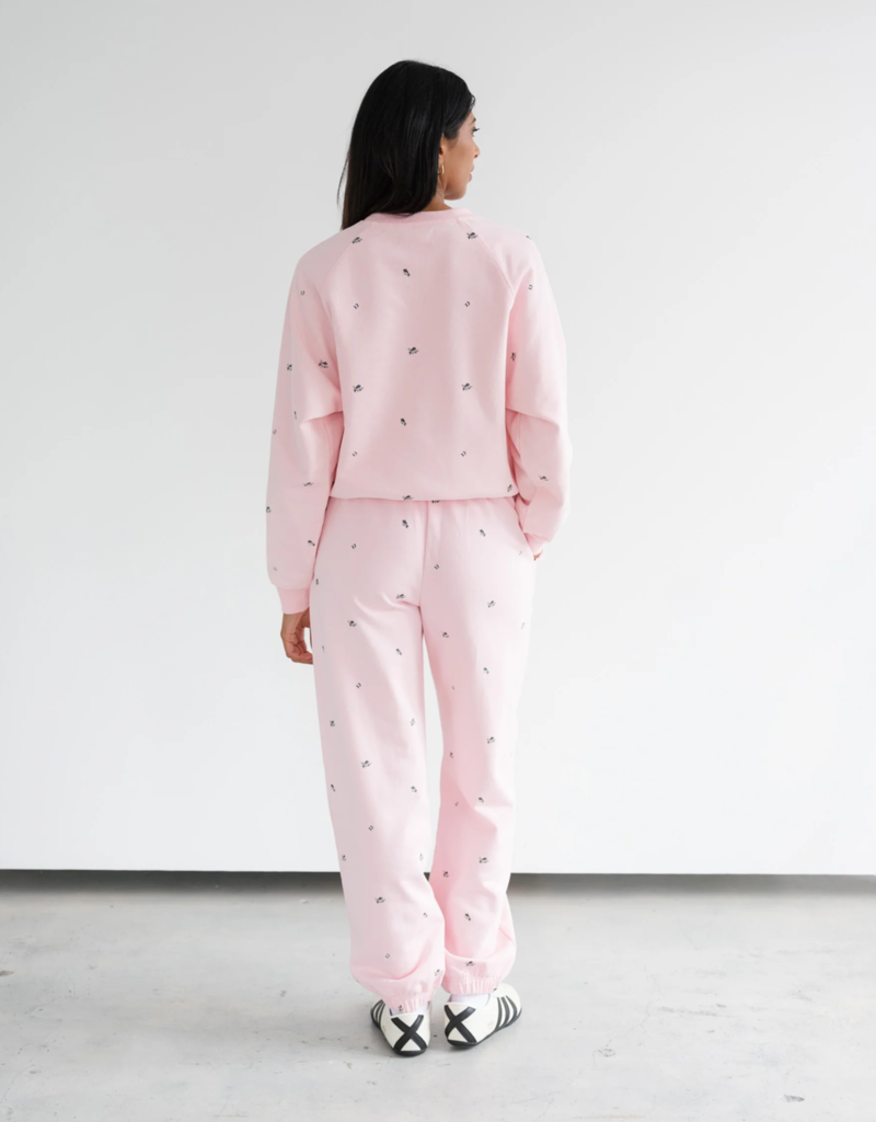 Brunette the Label All Over Flower "Be Kind" Crew