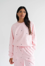 Brunette the Label All Over Flower "Be Kind" Crew