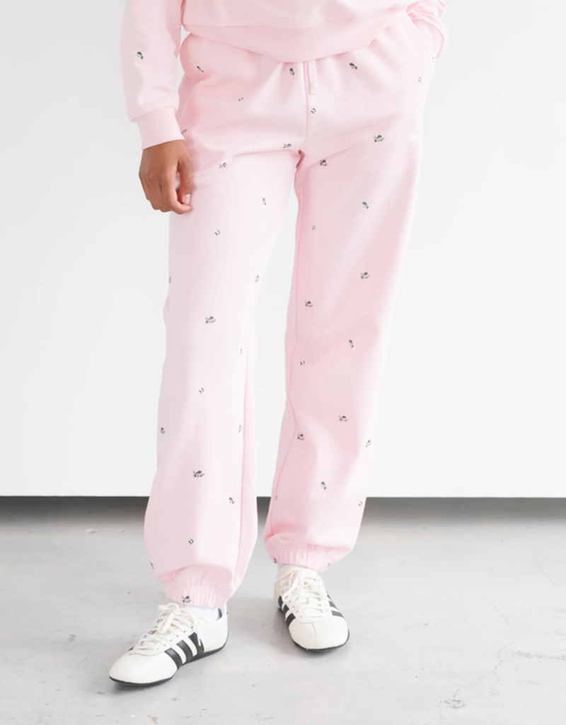 Brunette the Label All Over Flower "Be Kind" Jogger