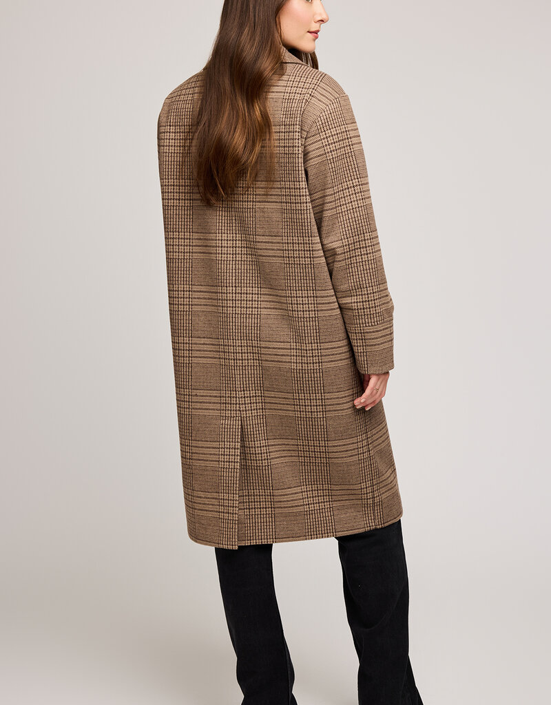 Gentle Fawn Rosamund Coat in Chocolate Glencheck