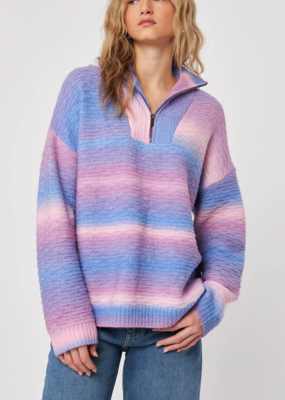 John and Jenn Nile 1/4 Zip in Cotton Candy