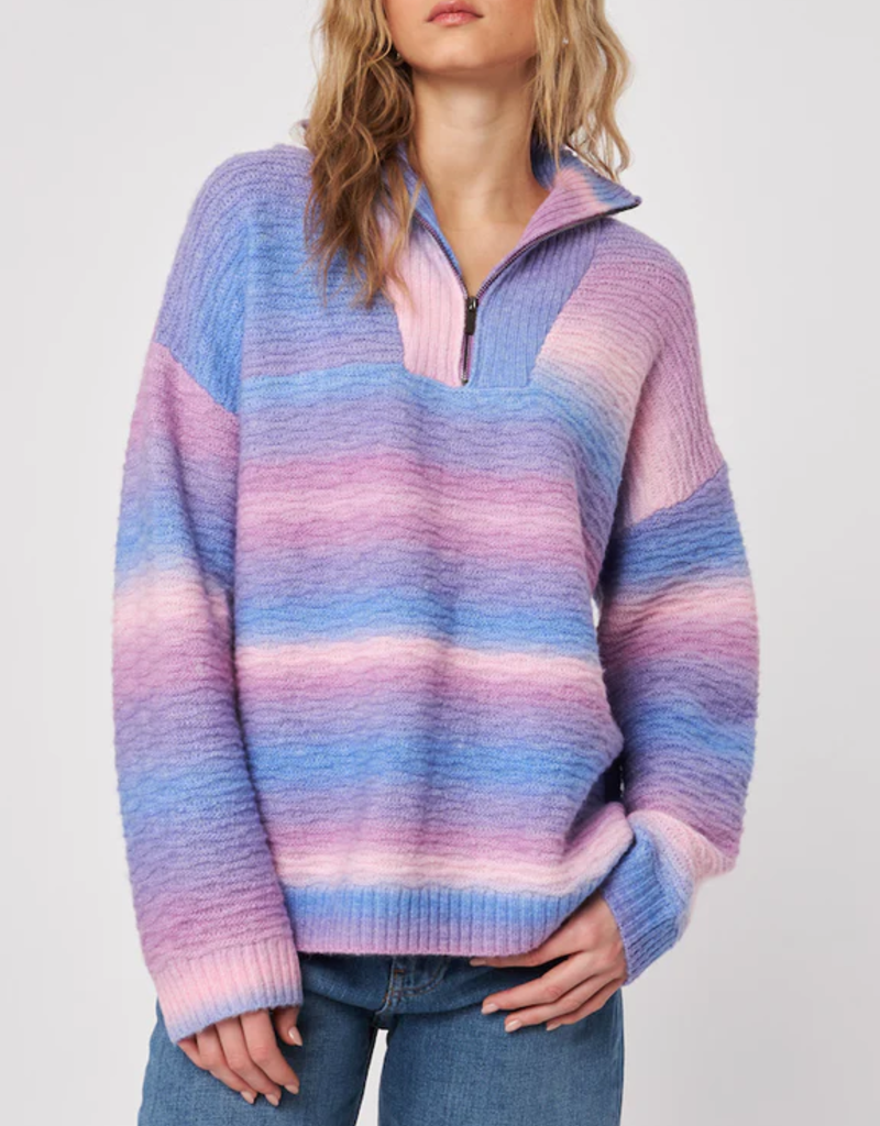 John and Jenn Nile 1/4 Zip in Cotton Candy