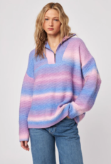 John and Jenn Nile 1/4 Zip in Cotton Candy