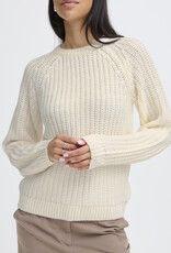 B.Young Otinka Crew Neck Jumper in Marshmellow
