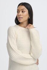 B.Young Otinka Crew Neck Jumper in Marshmellow