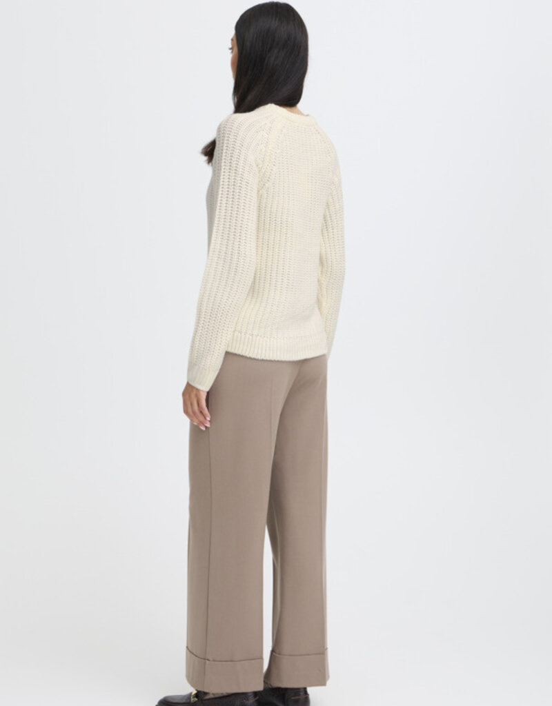 B.Young Otinka Crew Neck Jumper in Marshmellow