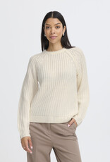 B.Young Otinka Crew Neck Jumper in Marshmellow