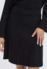 B.Young Marlin Pleated Knit Skirt in Black
