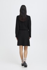 B.Young Marlin Pleated Knit Skirt in Black