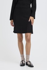 B.Young Marlin Pleated Knit Skirt in Black