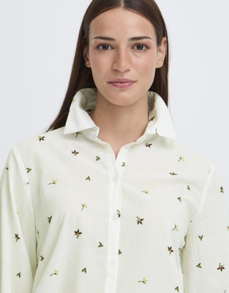 B.Young Jadis Embroidered Shirt in Multi Floral