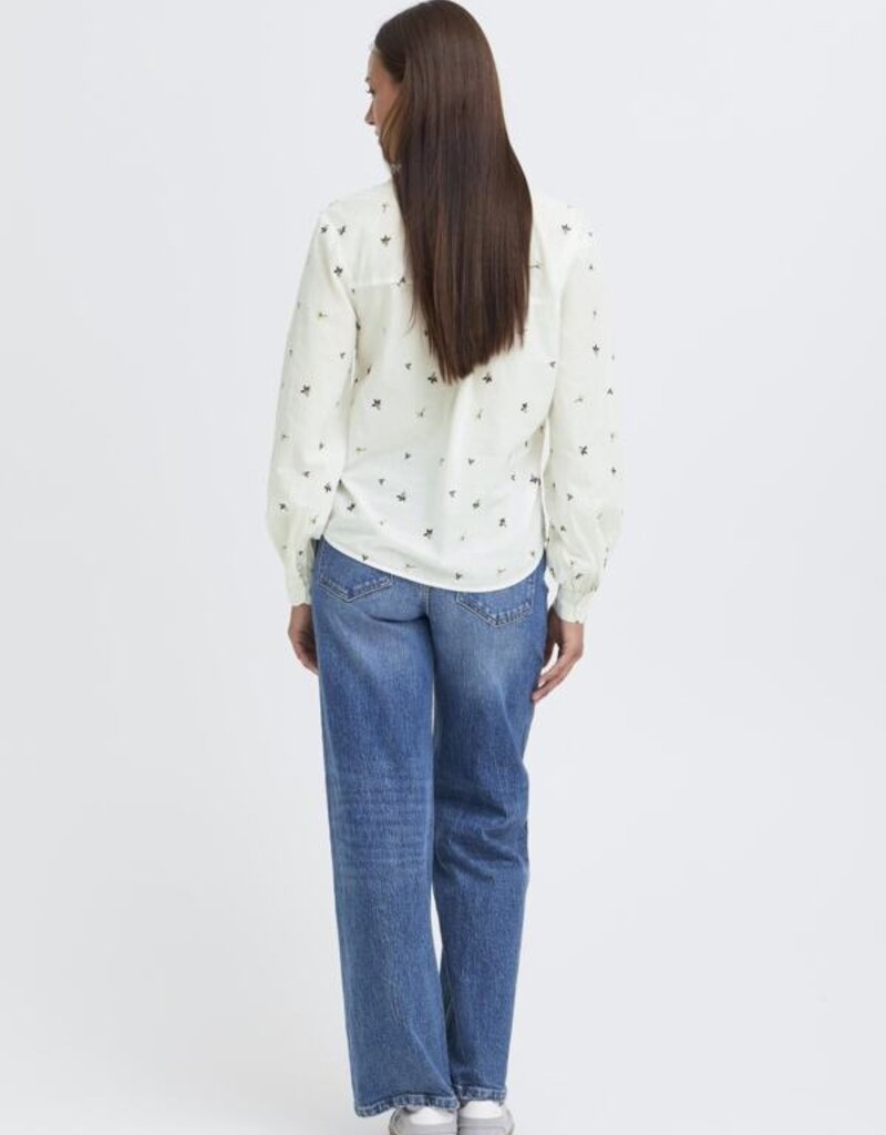 B.Young Jadis Embroidered Shirt in Multi Floral