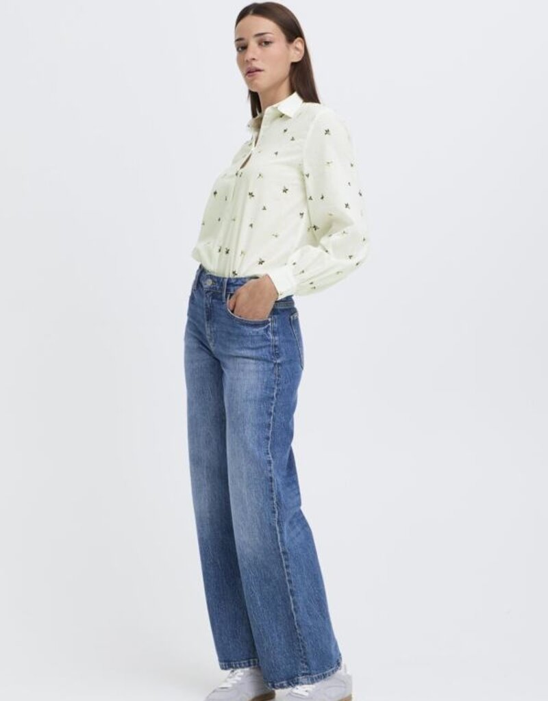 B.Young Jadis Embroidered Shirt in Multi Floral