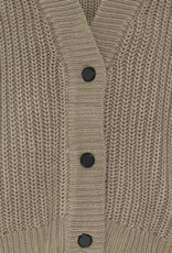 B.Young Otinka Knit Waistcoat in Walnut