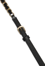B.Young Viper Vegan Leather Chain Belt in Black