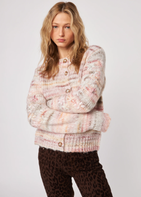 John and Jenn Prince Cardigan with Floral Sleeve Detail
