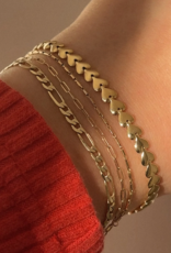 Leah Alexandra Herringheart Bracelet - Gold