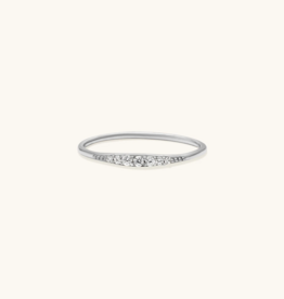 Leah Alexandra Era Ring - Silver & CZ