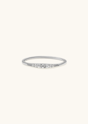 Leah Alexandra Era Ring - Silver & CZ