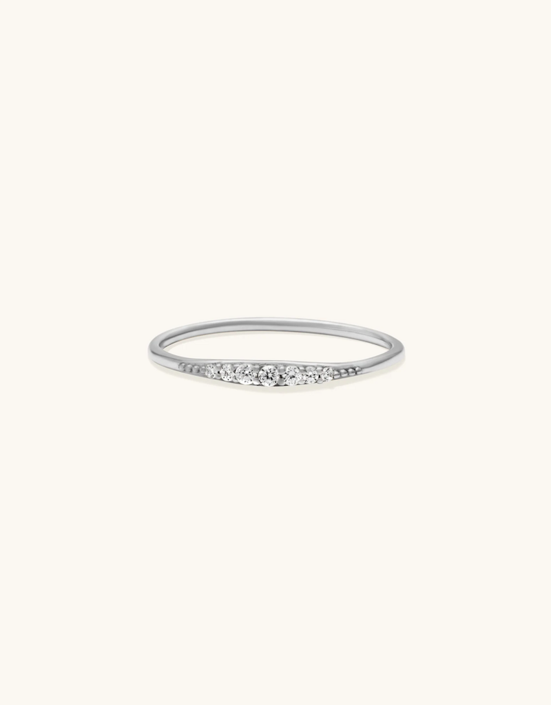 Leah Alexandra Era Ring - Silver - CZ