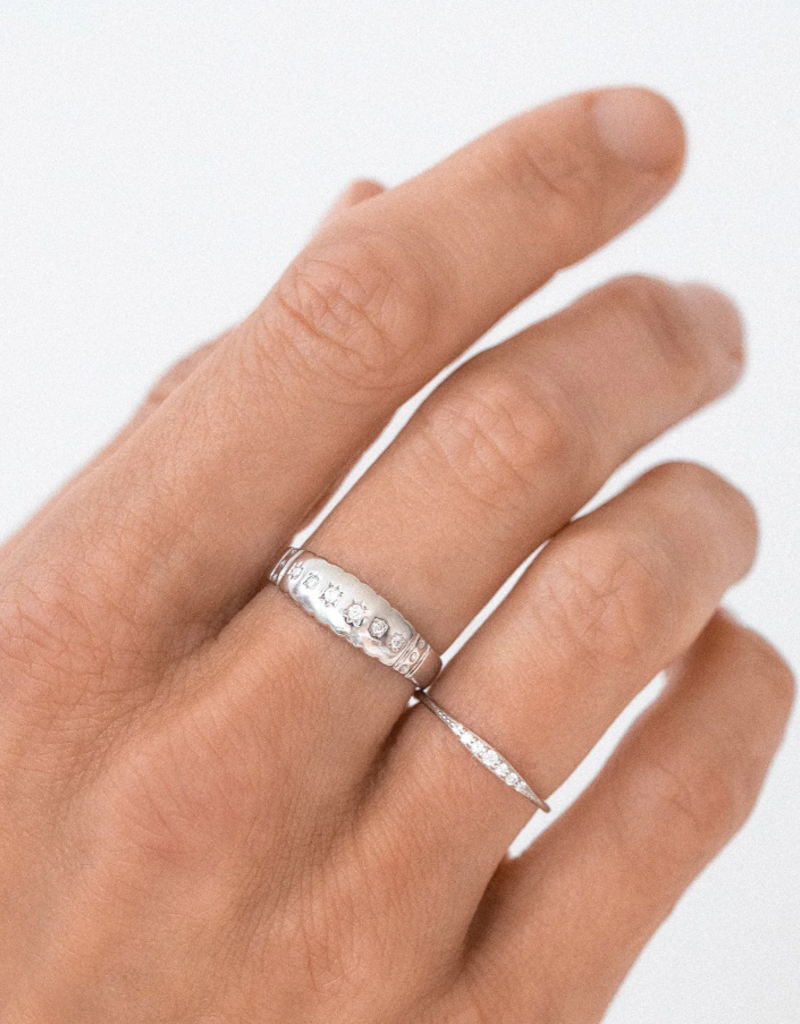 Leah Alexandra Era Ring - Silver - CZ