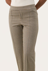 Part Two Pontas Pant in Toasted Coconut Check