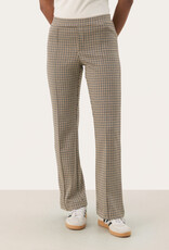 Part Two Pontas Pant in Toasted Coconut Check