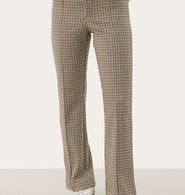 Part Two Pontas Pant in Toasted Coconut Check