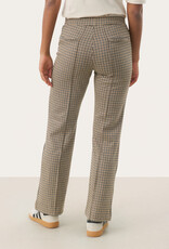 Part Two Pontas Pant in Toasted Coconut Check