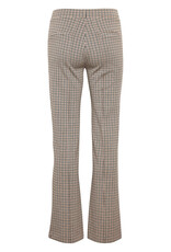 Part Two Pontas Pant in Toasted Coconut Check