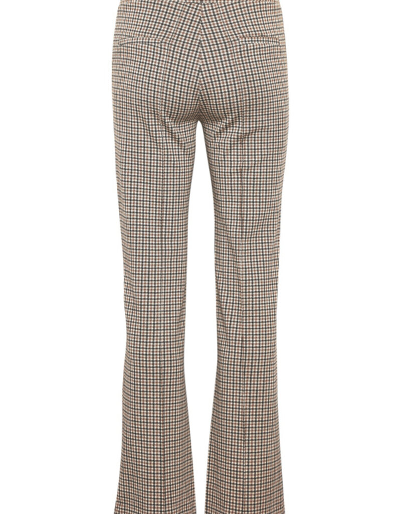 Part Two Pontas Pant in Toasted Coconut Check