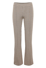 Part Two Pontas Pant in Toasted Coconut Check